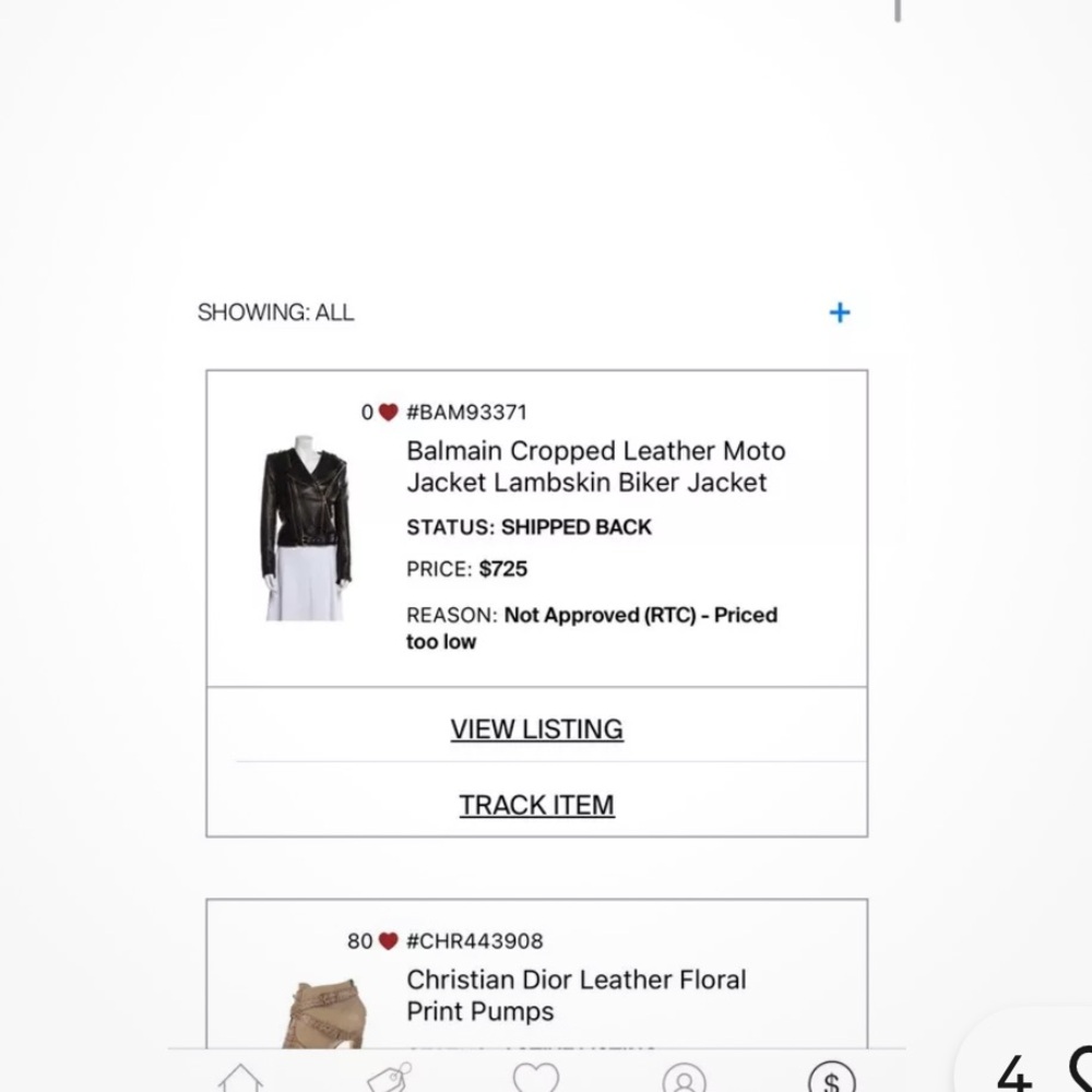 BALMAIN LEATHER JACKET